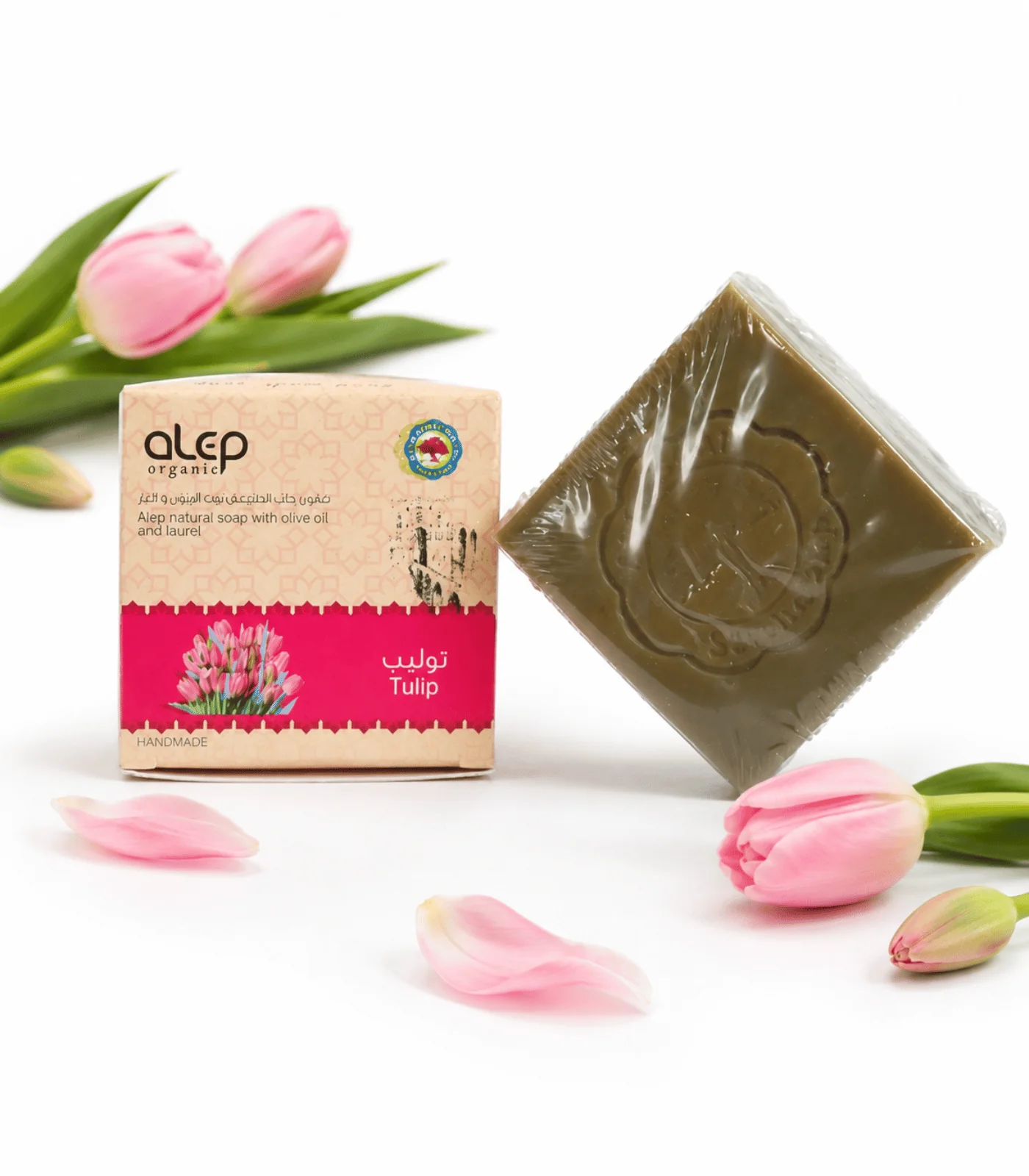 16 (1) Natural Tulip Soap – 125G - Image 1