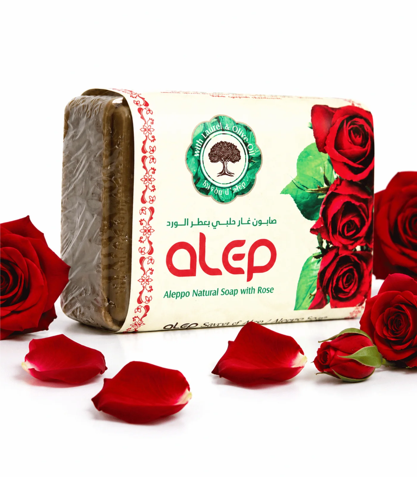 9 (1) Natural Rose Soap – 140G - Image 1